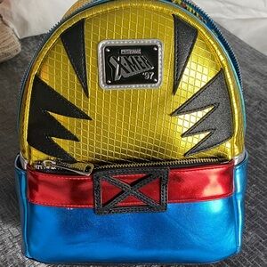 Marvel Brand X-Men Gold and Blue Backpack